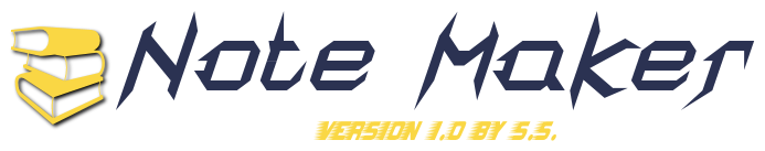 Note maker logo